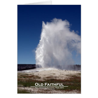 Old Faithful - Yellowstone National Park Kaart