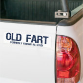 Old Fart, voorheen gekend als stomd Bumpersticker (Op Truck)