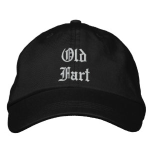 Old Fart wol pet - zwart