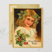 Old Fashion Kerst Briefkaarten (Voorkant / Achterkant)