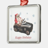 Old Fashion Police Santa 2 Ornament (Links)
