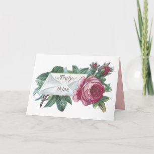 Old Fashion Valentijnsdag Card Feestdagen Kaart