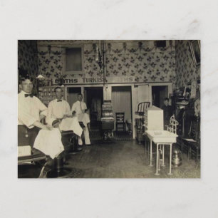 Old-Fashioned Barbershop 1912 Briefkaart