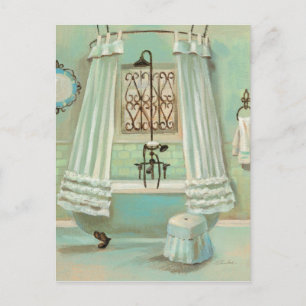 Old Fashioned Bathroom Briefkaart