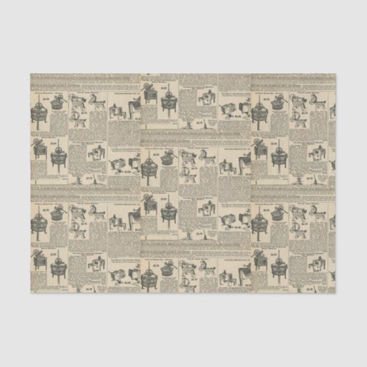 Old Fashioned Catalog Tissuepapier (Voorkant)