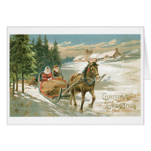 Old-fashioned Christmas, Horse sled