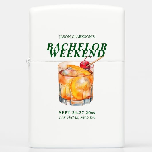 Old Fashioned Cocktail Bachelor Weekend (Voorkant)