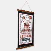 Old-Fashioned Hot Cocoa – Cozy Christmas  Hangend Wandkleed (Gebogen)