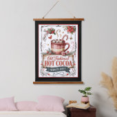 Old-Fashioned Hot Cocoa – Cozy Christmas  Hangend Wandkleed (Slaapkamer)