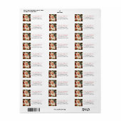 Old-Fashioned Santa Claus Vintage Christmas  Etiket (Full Sheet)