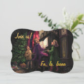 Old Fashioned Sing Along Party Kaart (Staand voorkant)