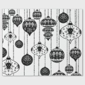 Old Fashioned Skull Wrapping Paper Print Cadeaupapier (Vlak)
