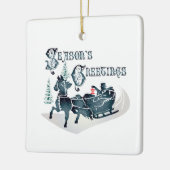 Old Fashioned Sleigh Ride Ornament (Links)