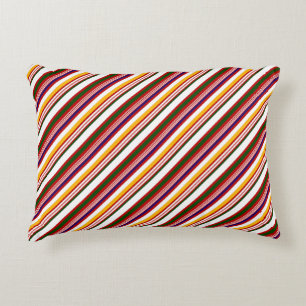 Old Fashioned Snoep Stripes (op grote schaal) Accent Kussen