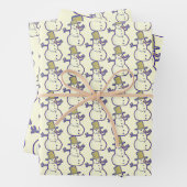 Old Fashioned Snowman Inpakpapier Vel (In situ)