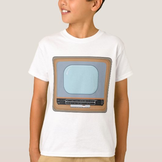 Old Fashioned Television Retro TV T-Shirt (Voorkant)