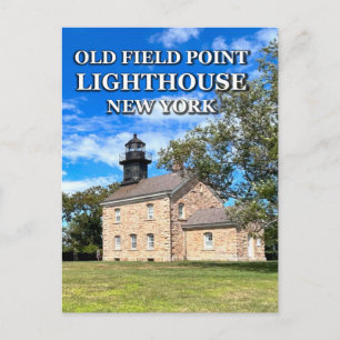 Old Field Point Lighthouse, New York Briefkaart