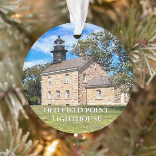 Old Field Point Lighthouse, New York Orament (Arbre)