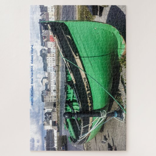 Old Fishing Boat Galway Irlande. Jigsaw Puzzle (Vertical)