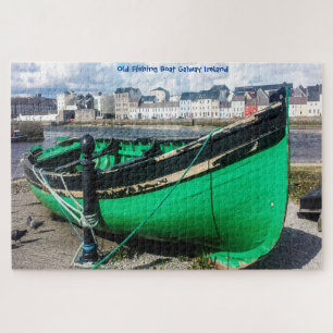 Old Fishing Boat Galway Irlande. Jigsaw Puzzle