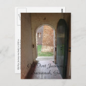 Old Fort Jackson, Savannah, Ga Briefkaart (Voorkant / Achterkant)