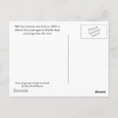 Old Fort Jackson, Savannah, Ga Briefkaart (Achterkant)