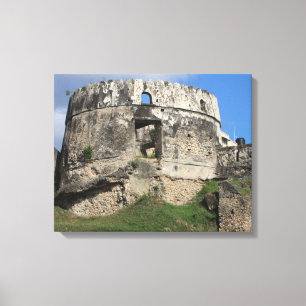 Old Fort, Zanzibar Island Canvas Afdruk