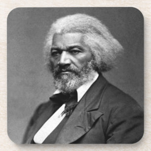 Old Fr3d3rick Bailey Douglas Afro-Amerikaanse held Bier Onderzetter