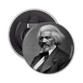 Old Fr3d3rick Bailey Douglas Afro-Amerikaanse held Button Flesopener (Voorkant)