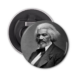 Old Fr3d3rick Bailey Douglas Afro-Amerikaanse held Button Flesopener