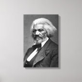 Old Fr3d3rick Bailey Douglas Afro-Amerikaanse held Canvas Afdruk (Voorkant)