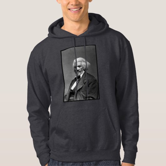 Old Fr3d3rick Bailey Douglas Afro-Amerikaanse held Hoodie (Voorkant)