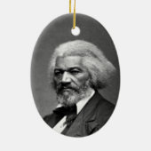 Old Fr3d3rick Bailey Douglas Afro-Amerikaanse held Keramisch Ornament (Achterkant)