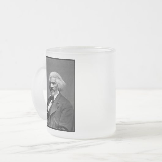 Old Fr3d3rick Bailey Douglas Afro-Amerikaanse held Matglas Koffiemok (Voorkant links)