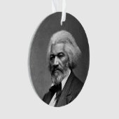 Old Fr3d3rick Bailey Douglas Afro-Amerikaanse held Ornament (voorkant)