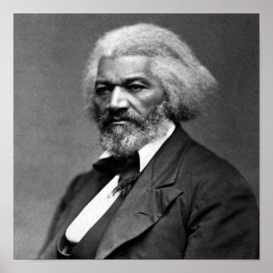 Old Fr3d3rick Bailey Douglas Afro-Amerikaanse held Poster