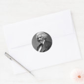 Old Fr3d3rick Bailey Douglas Afro-Amerikaanse held Ronde Sticker (Envelop)