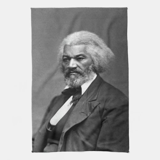 Old Fr3d3rick Bailey Douglas Afro-Amerikaanse held Theedoek (Verticaal)