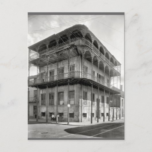 Old French Quarter House Briefkaart (Voorkant)