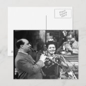 Old French Quarter Jazz Music Briefkaart (Voorkant / Achterkant)
