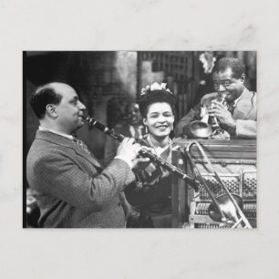 Old French Quarter Jazz Music Briefkaart