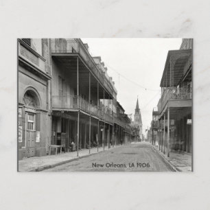 Old French Quarter Street 1906 Briefkaart