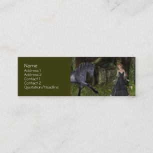 'Old Friends' - Elf & Black Horse Cartes de Profil