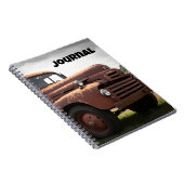 Old Funny Truck  Classic Car Journal Notitieboek (Rechterzijde)