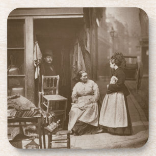 Old Furniture, van 'Street Life in London', 1877- Bier Onderzetter