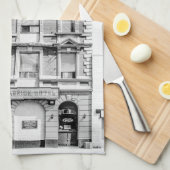 Old Garrick Hotel Theedoek (Quarter Fold)