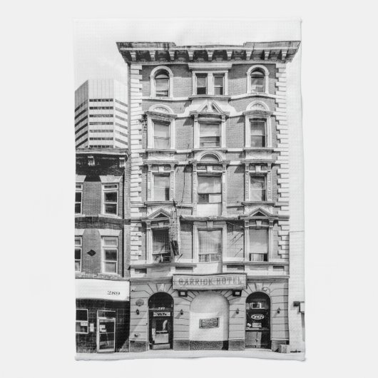 Old Garrick Hotel Theedoek (Verticaal)