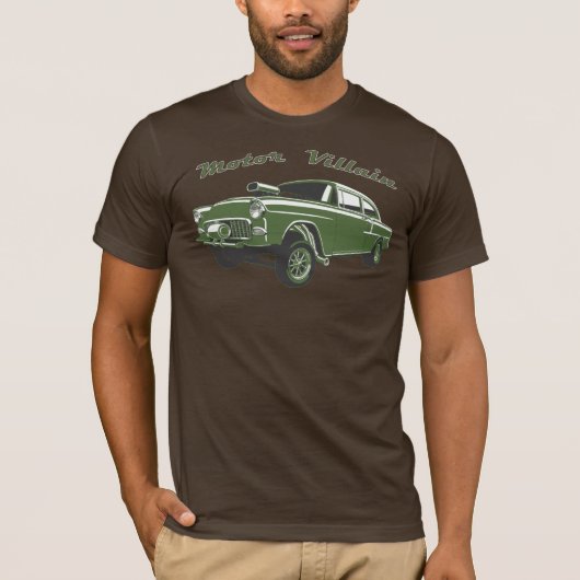 Old Gasser Hot Rod Race Car T-Shirt (Voorkant)