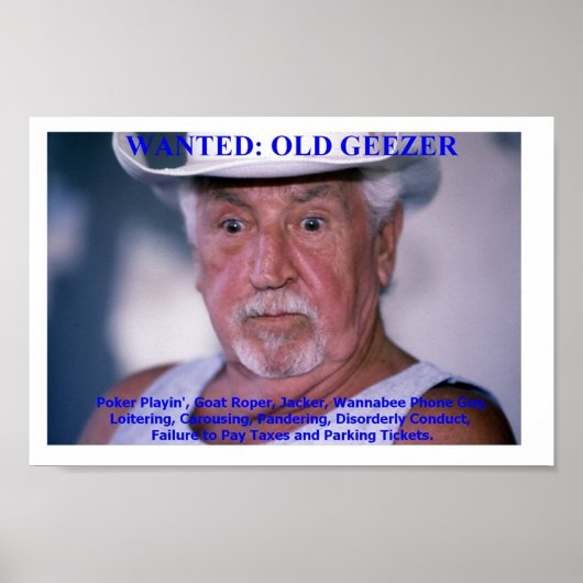 Old Geezer Poster (Voorkant)