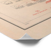 Old Glacier National Park Map  Poster (Hoek)